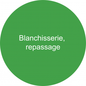Icône illustration pour le pôle blanchisserie et repassage